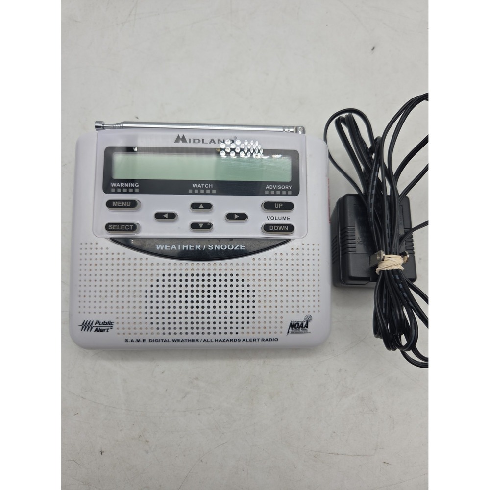 MIDLAND Weather Alert Radio Model WR-120EZ - Tested WORKING